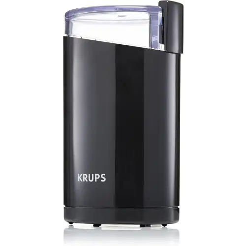 Krups One-Touch Coffee and Spice Grinder 3 Ounce Bean Hopper Easy to Use One Touch Operation 200 Watts Coffee Spices