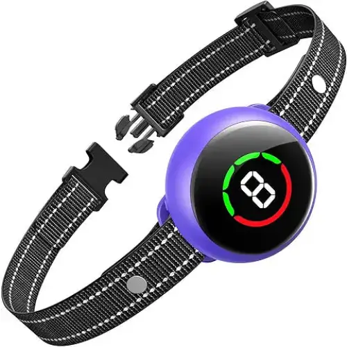 NBJU Rechargeable Anti Barking Collar with 5 Adjustable Sensitivity