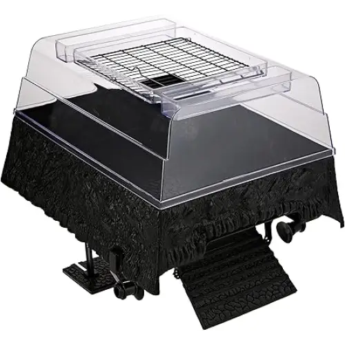 PENN PLAX-Reptology Turtle Topper Above Tank Basking Platform