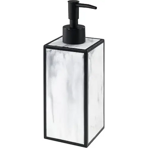 Avanti Linens - Soap Dispenser/Lotion Pump, Guest Bathroom Essentials, Modern Home Decor (Jasper Collection)