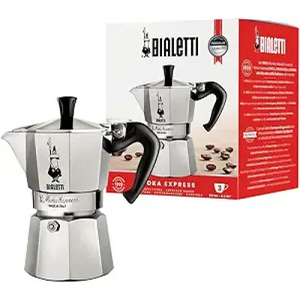 Bialetti - Moka Express: Iconic Stovetop Espresso Maker 3 Cup