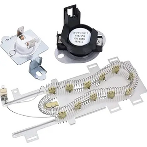 BLUESTARS 8544771 Dryer Heating Element and 280148 Thermal Cut-Off (8557403 High Limit Thermostat & 8318314 Thermal Fuse) by BlueStars - For Whirlpool Kenmore Dryers - Replaces WP8544771VP AP6013115 PS11746337