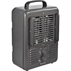 Comfort Zone Milkhouse Style Utility Space Heater with Adjustable Thermostat