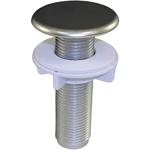 Danco 89478 Sink Hole Cover, 1-3/4 In W, 3 In L Shank, Plastic, Brushed Nickel