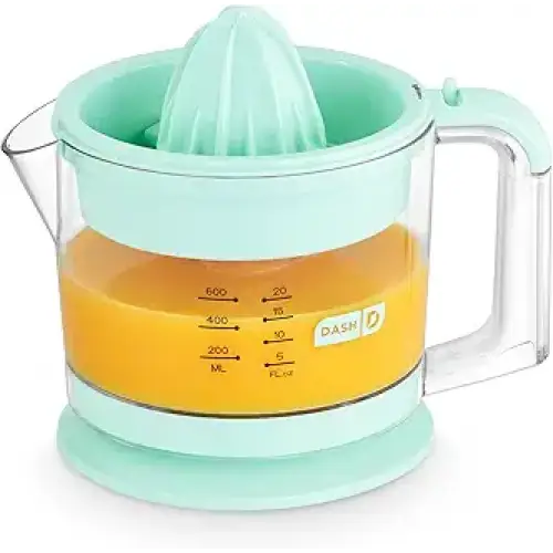 DASH Citrus Juicer Dual Citrus Cones 20 fl. oz. Capacity - Citrus Juicers