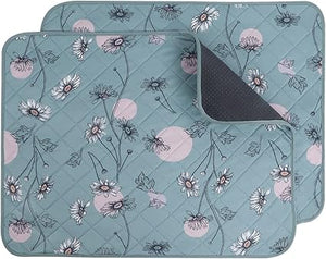 IEUUMLER Washable Pee Pads for Dogs, 2 Pack Non-Slip & Waterproof 36"x24"