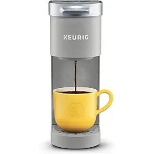 Keurig K-Mini Single Serve K-Cup Pod Coffee Maker, 6 to 12oz Brew size, with Cord Storage, Perfect for Small Spaces, Studio Gray