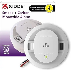 Kidde 30CUAR Hardwired Smoke & Carbon Monoxide Detector, AA Battery Backup, Interconnectable