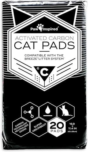 Paw Inspired Cat Pads, Generic Refill for Breeze Tidy Cat Litter System 20 Count