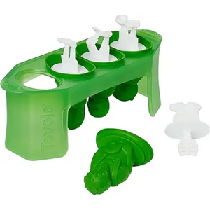 Tovolo Zombie Popsicle Molds (Set of 4) - Mess-Free Silicone Ice Pops with Reusable Sticks