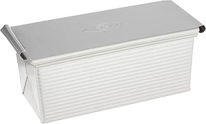 USA Pan Bakeware Pullman Loaf Pan With Cover, 9 x 4 inch
