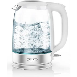 bella Electric Kettle and Water Boiler, 1.7L LED Color Changing Portable Tea Pot