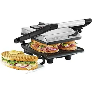 BELLA Panini Press, Sandwich Maker and Electric Indoor Grill with Double Nonstick Plates