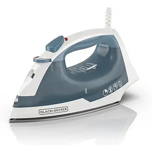 BLACK+DECKER Easy Steam Compact Iron, Nonstick Plate, SmartSteam, Anti-Drip, Auto Shutoff