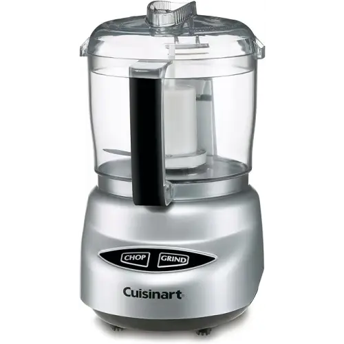 Cuisinart Food Processor Mini-Prep 3 Cup 24 oz Brushed Chrome and Nickel - Food Processors