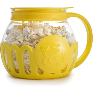Ecolution Patented Micro-Pop Microwave Popcorn Popper with Temperature Safe Glass