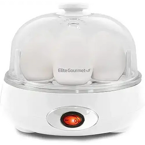 Elite Gourmet EGC322CW Easy Egg Cooker Electric 7-Egg Capacity