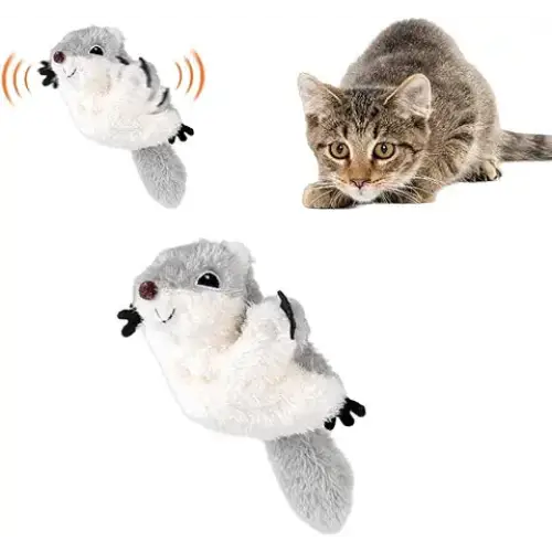 Gochanman Sugar Glider Cat Toys with Motion Sensor