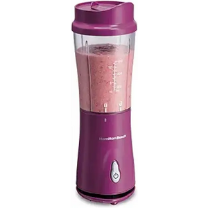 Hamilton Beach Portable Blender for Shakes and Smoothies with 14 Oz BPA Free Travel Cup and Lid