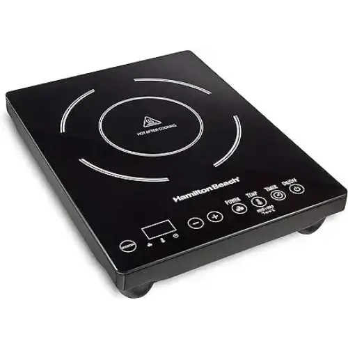 Hamilton Beach Portable Single Induction Cooktop Countertop Burner Hot Plate with Fast Heating Mode - countertop Burners