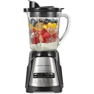 Hamilton Beach Power Elite Wave Action Blender For Shakes and Smoothies, 40 Oz Glass Jar
