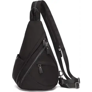 KL928 Nylon Sling Bag - Small Crossbody Backpack Shoulder Casual Daypack Multipurpose Rucksack