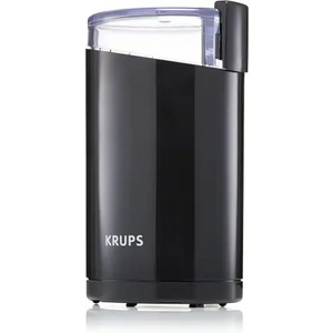 Krups One-Touch Coffee and Spice Grinder 3 Ounce Bean Hopper Easy to Use, One Touch Operation 200 Watts Coffee, Spices, Dry Herbs, Nuts, 12 Cup Black