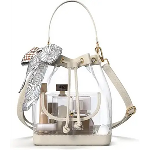 Missnine Clear Bag for Stadium Approved, Clear Crossbody Bucket Bag