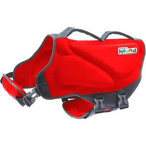 Outward Hound Dawson Swim Red Dog Life Jacket-Large