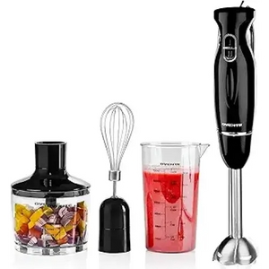 OVENTE Immersion Electric Hand Blender 300 Watt Power
