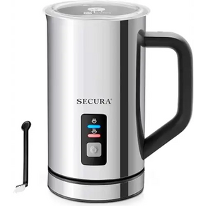 Secura Milk Frother, Electric Milk Steamer Stainless Steel, 8.4oz/250ml