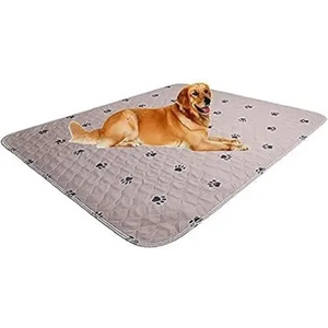 SincoPet Washable Dog Pee Pads with Puppy Grooming Gloves,Puppy Pads,Reusable Pet Training Pads 48x48 Inch