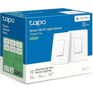 TP-Link Tapo Matter Smart Light Switch: Voice Control w/Siri, Alexa & Google Home