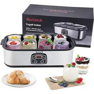 Suteck Yogurt Maker Machine, Digital LCD Display with Constant, Temperature Control